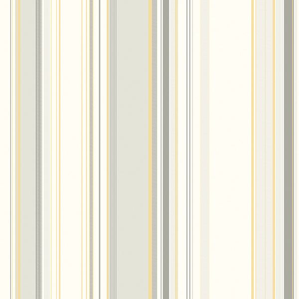 Picture of Cape Elizabeth Grey Stripe Wallpaper
