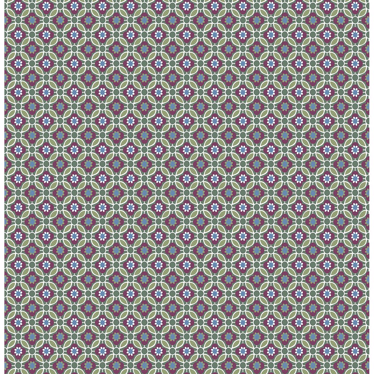 Brewster Wallcovering-Audra Purple Floral