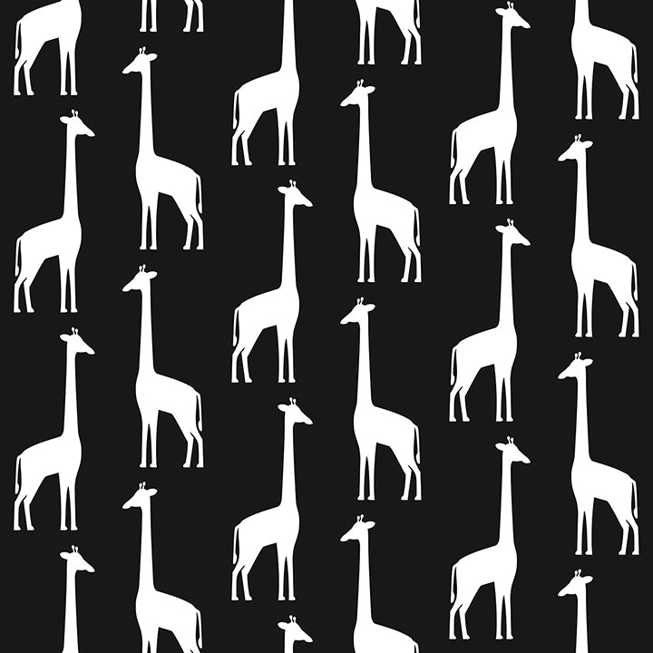 Picture of Vivi Black Giraffe Wallpaper