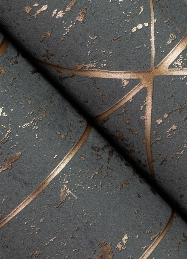Hayden Charcoal Concrete Trellis Wallpaper  | Brewster Wallcovering