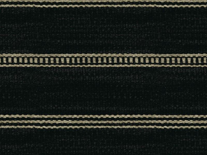 Kravet Couture Fabric 31511.816 Saddle Stripe Onyx