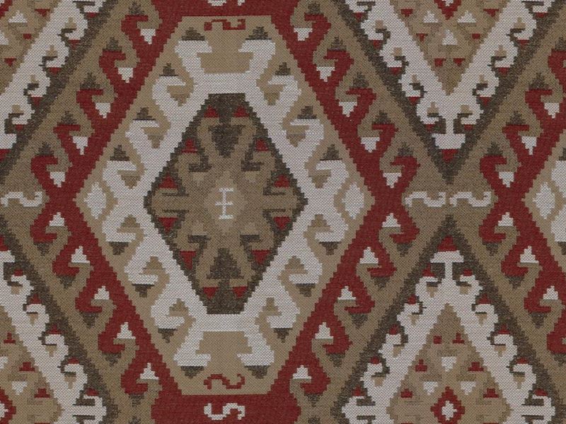Kravet Couture Fabric 32347.619 Rustic Kilim Sundried Red