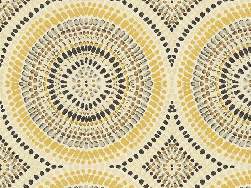 Kravet Couture Fabric 32987.411 Painted Mosaic Golden Grey