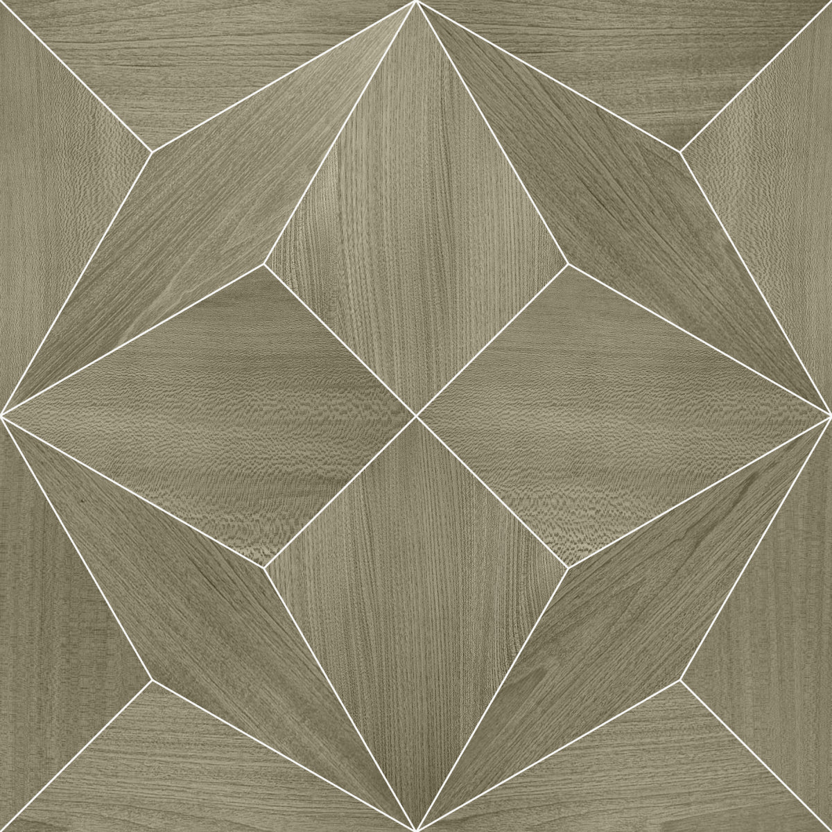 Seabrook Designs SHS10106 Handmade Selections Estrella Wood Veneer Grasscloth  Wallpaper Grayedout