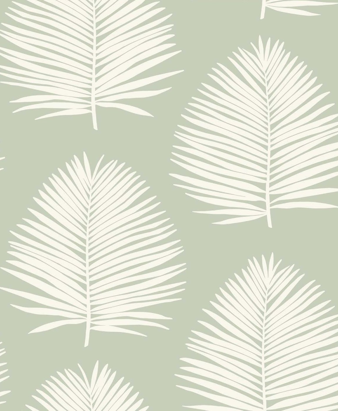 Seabrook Designs SL80704 The Simple Life Island Palm  Wallpaper Celadon