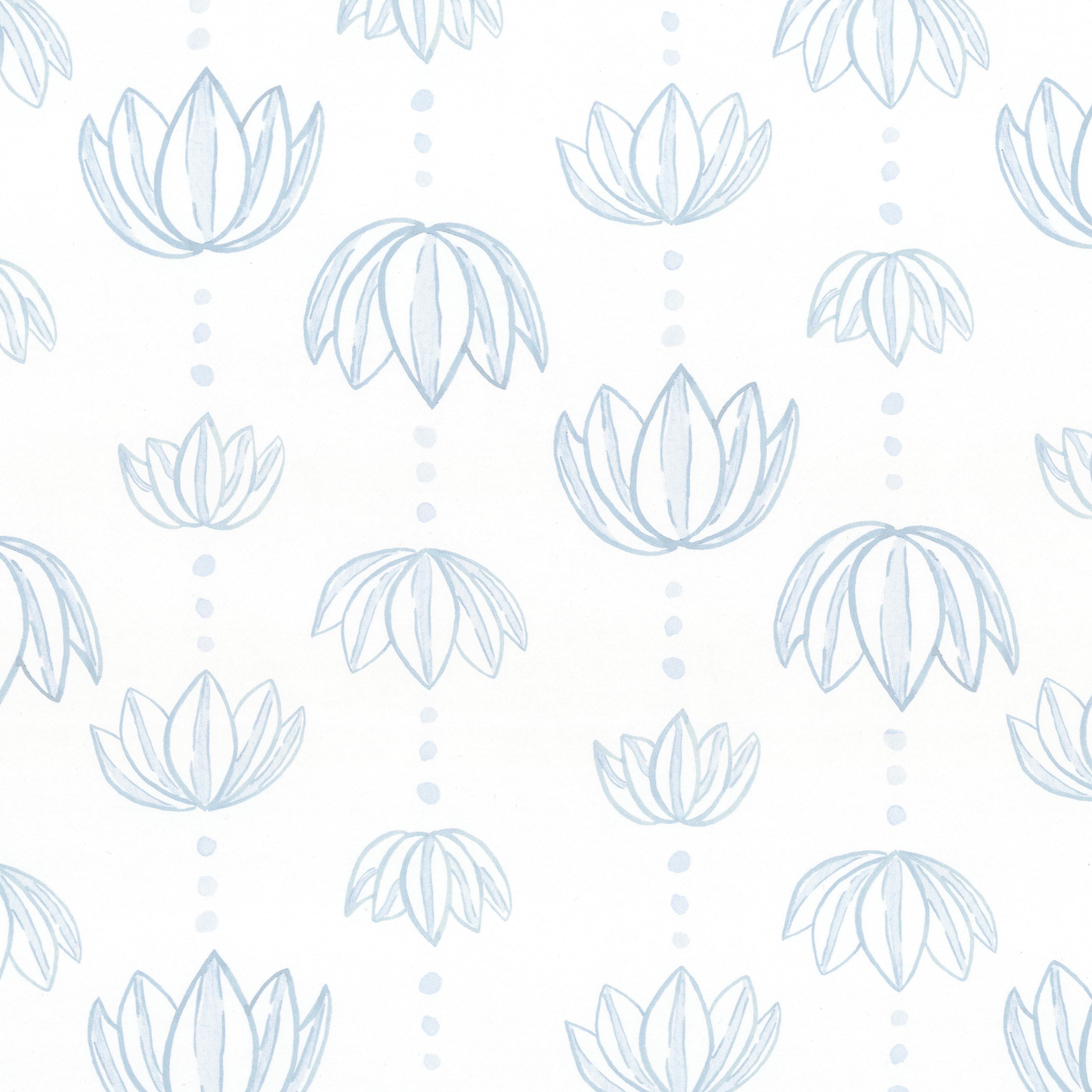 W7843 Tulips 2 Moonstone by Stout Fabric