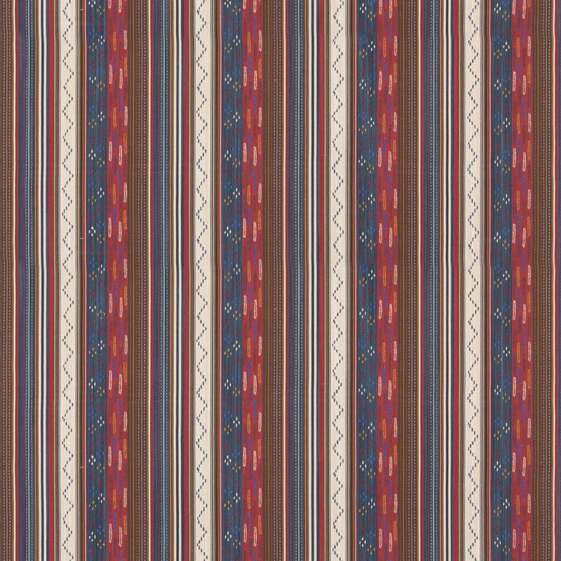 G P & J Baker Fabric BF11060.2 Runaway Indigo/Red