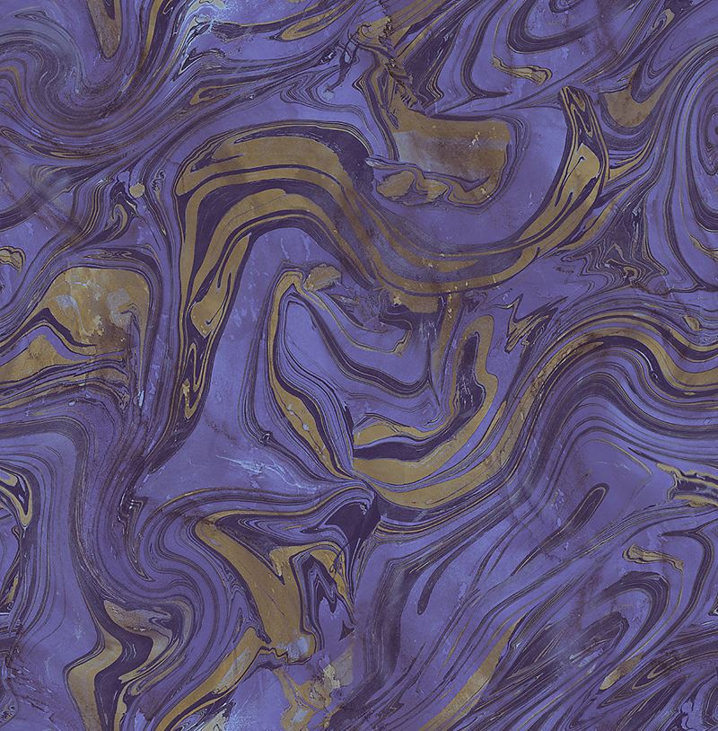 Scalamandre Wallpaper WMAST090910 Petra Purple Haze