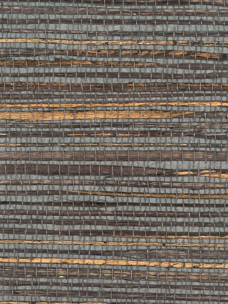 Scalamandre Wallpaper WTW0403BEAC Beach Haven Charcoal