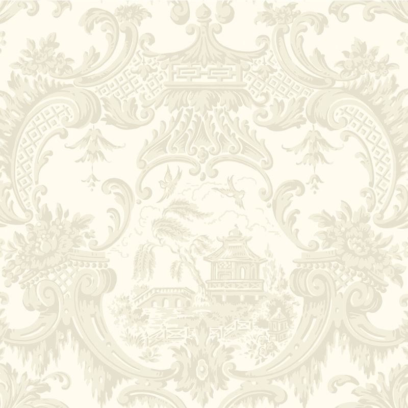 Cole & Son Wallpaper 100/3010.CS Chippendale China Ivory
