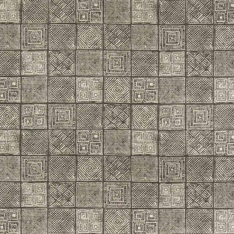 Kravet Couture Fabric 35555.21 Stitch Resist Charcoal