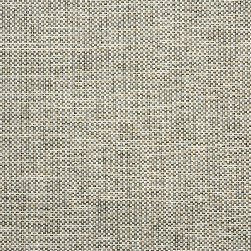 Schumacher Wallpaper 5010293 Tonal Paperweave Charcoal