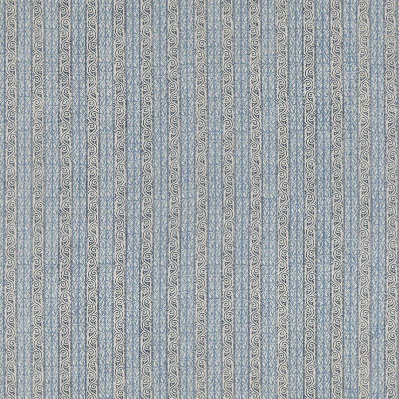 G P & J Baker Fabric BP10921.1 Tetbury Stripe Blue