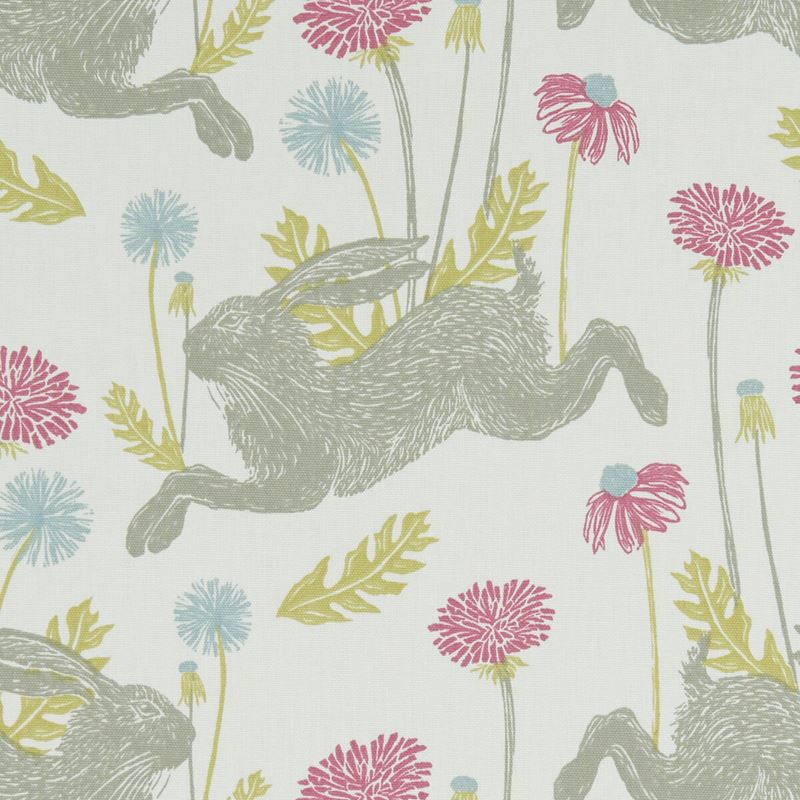 Clarke and Clarke Fabric F1190-4 March Hare Summer