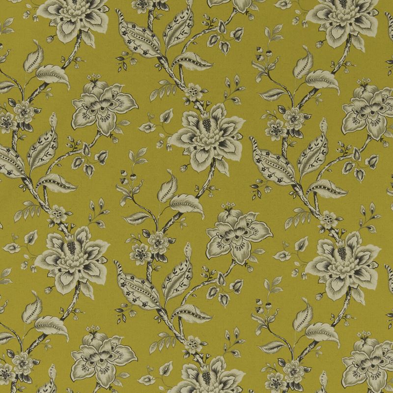 Clarke and Clarke Fabric F1331-2 Palampore Chartreuse