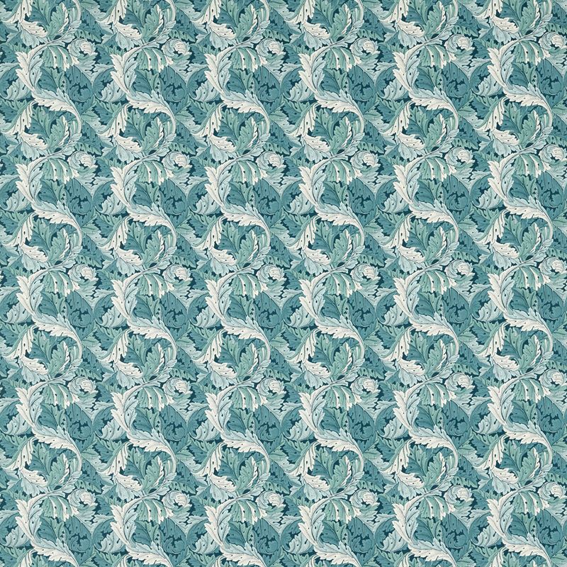 Clarke and Clarke Fabric F1681-4 Acanthus Teal