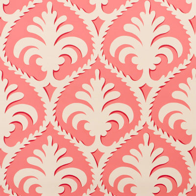 Brunschwig & Fils Wallpaper P8012103.12 Palmette Coral