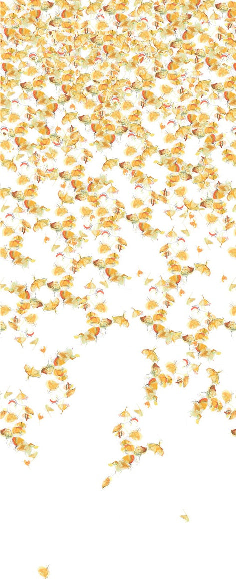 Kravet Couture Wallpaper W3578.12 Falling Ginkgo Autumn